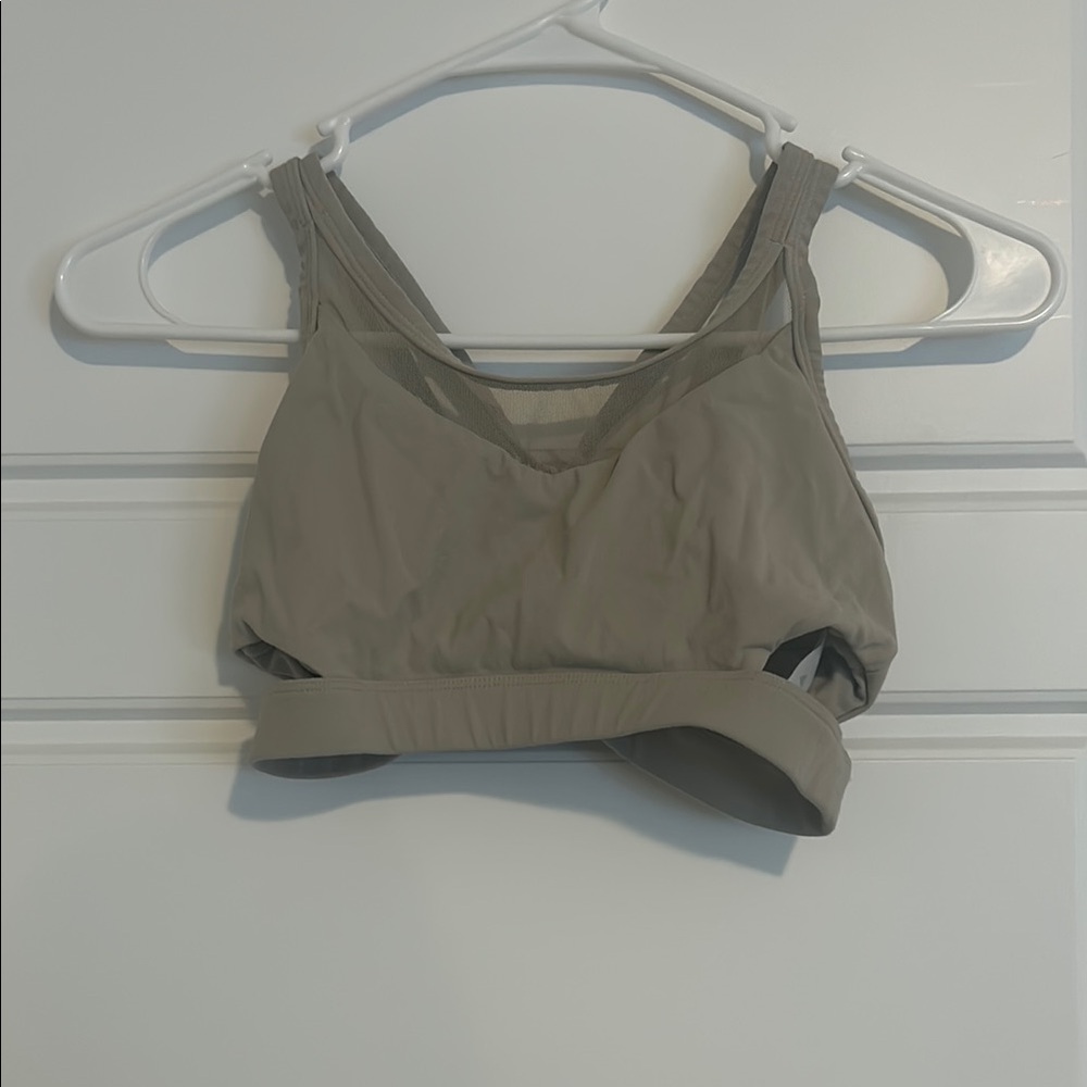 Gray Sports Bra